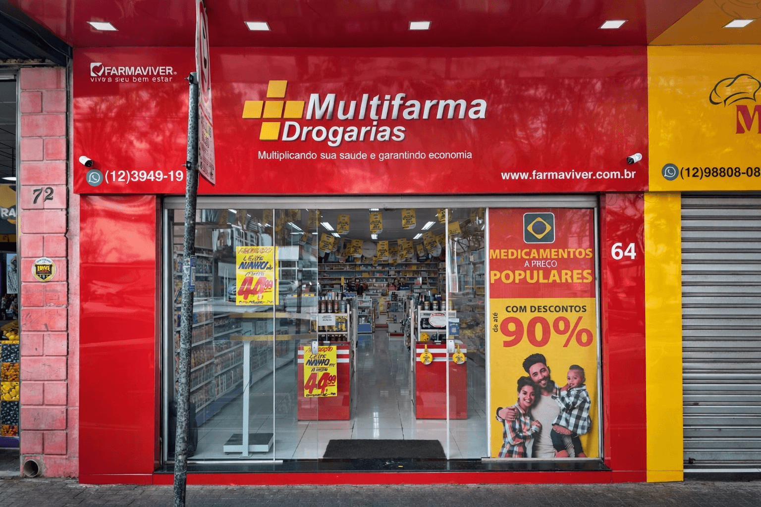 Fachada da Farma Viver